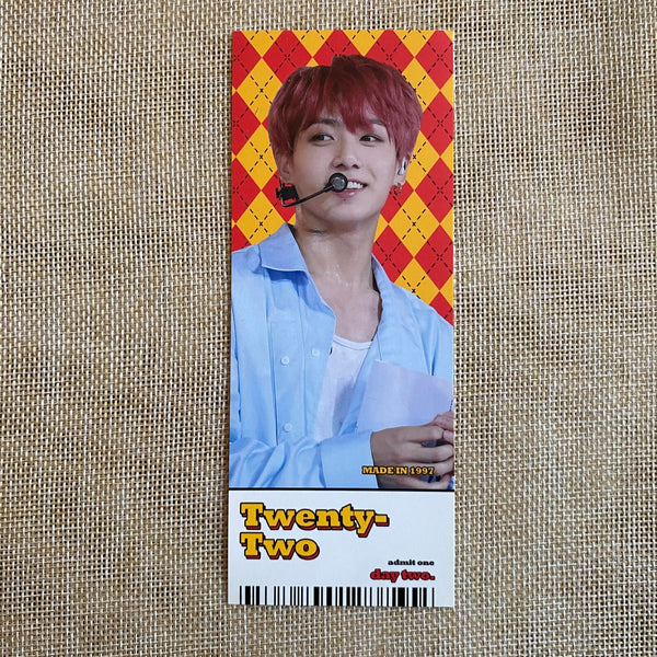 BTS JUNGKOOK [ 22 Birthday Exhibition ] Official Photo Ticket / New, Rare / Gift