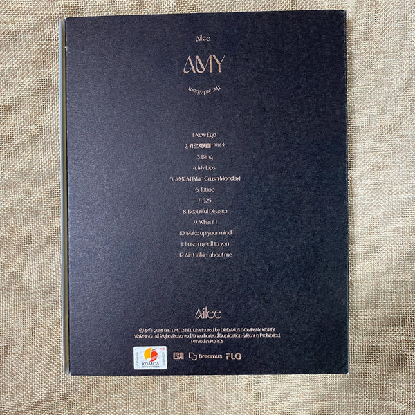 Ailee SIGNED Promo Album Autographed Full Set [ AMY ] 3rd /Mint, Rare / +Gift
