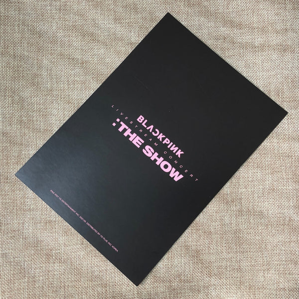 BLACKPINK JISOO #1 [ THE SHOW DVD ] Official Postcard Poster / New / Gift