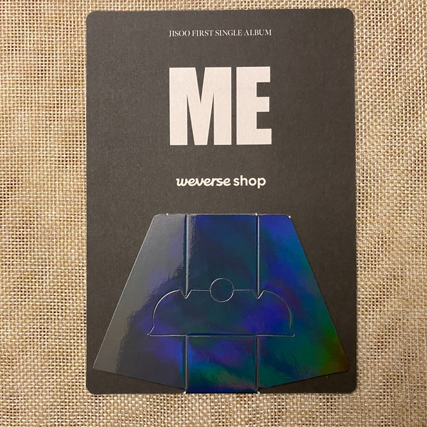 BLACKPINK JISOO #1 [ME Flower Weverse Shop] Official Paper Stand / New, Rare /+G