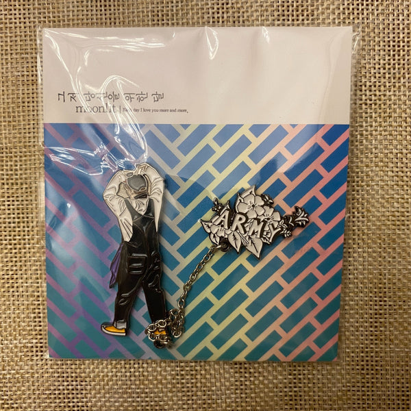 BTS ARMY [ MOONLIT LOVE Exhibition ] Pin Badge / New, Rare / Gift