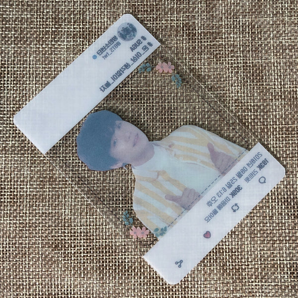 BTS SUGA #2 [Love Yourself Official Army Booth] Official Transparent Photocard