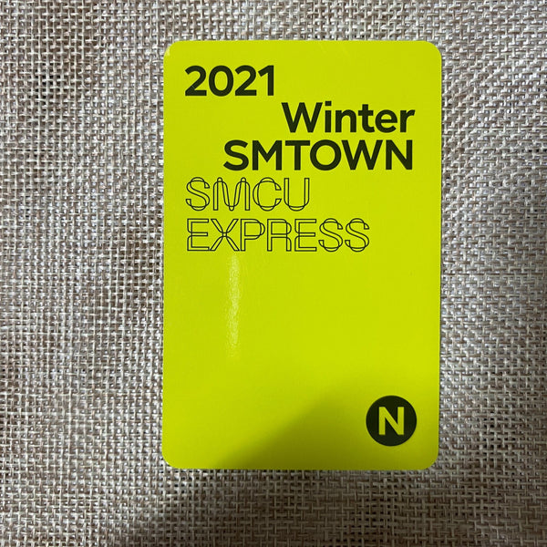 NCT 127 JUNGWOO [2021 Winter SMTOWN SMCU EXPRESS] Official Photocard / Gift
