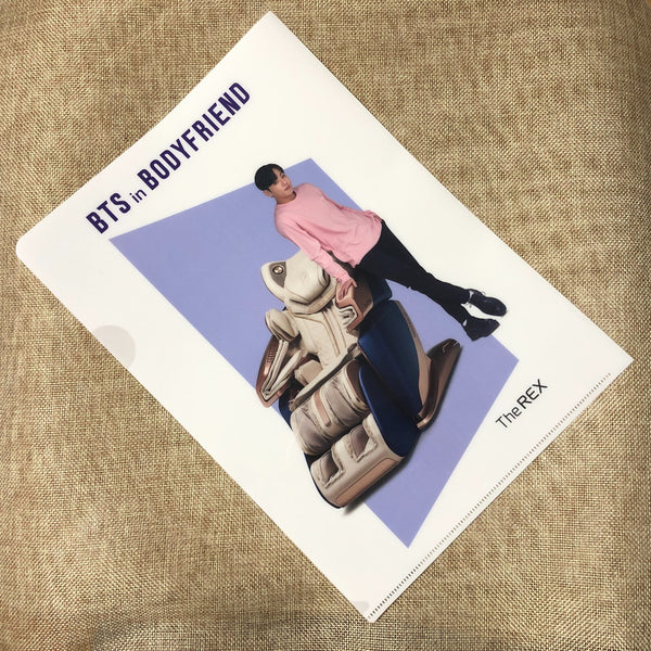 BTS JUNGKOOK [ BODYFRIEND ] Official Clear File Holder / New, Rare / Gift