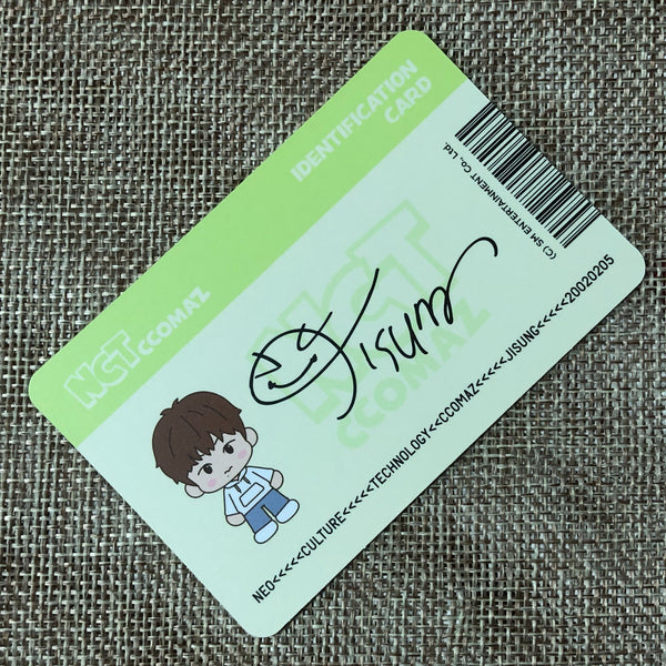 NCT JISUNG [ CCOMAZ GROCERY STORE ] Official ID Card Photocard / New / Gift