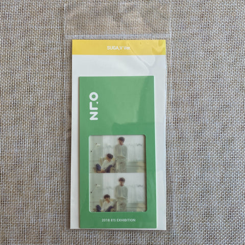 BTS SUGA V [ Oh always ] Official Bookmark, 2018 Exhibition / New / Gift