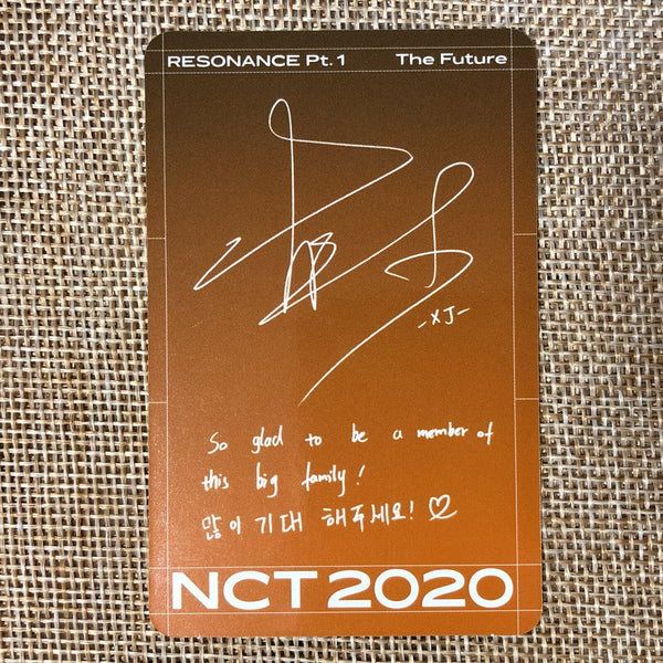NCT 2020 XIAOJUN [ Resonance Pt.1 ] Official Photocard, Future Ver / New / Gift