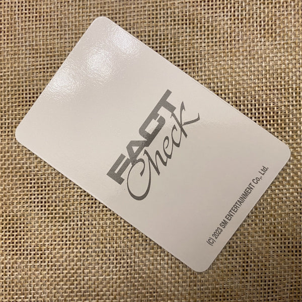 NCT 127 JOHNNY [ Fact Check ] Official Trading Photocard / New, Rare / Gift