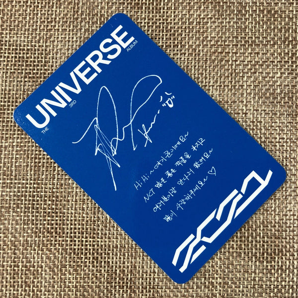NCT 2021 KUN [ UNIVERSE Photobook Ver. ] Official Photocard, 3rd / New / Gift