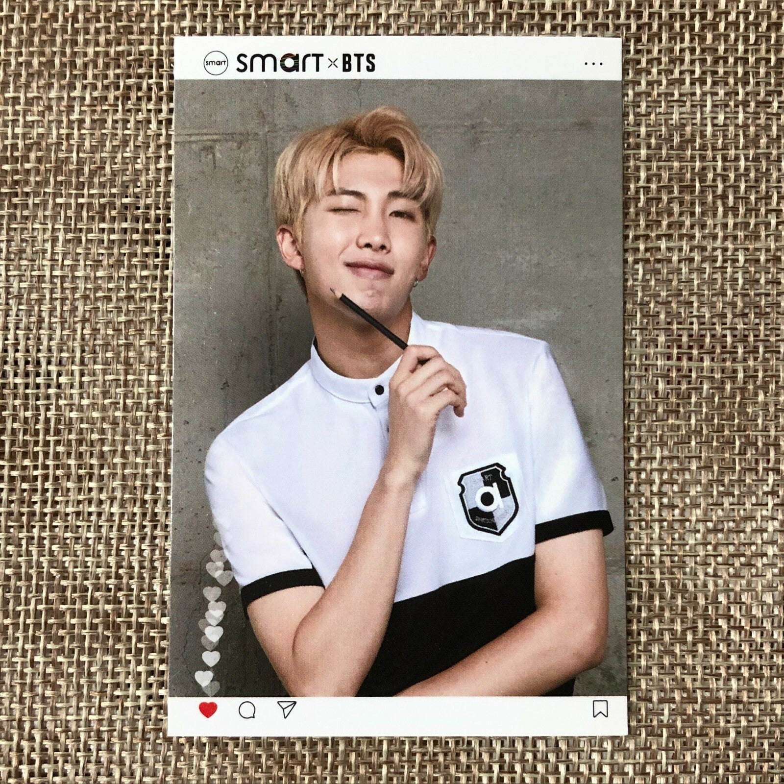 BTS RM #1 [ BTS X Smart Uniform ] Official Photocard / New, Rare / Gift