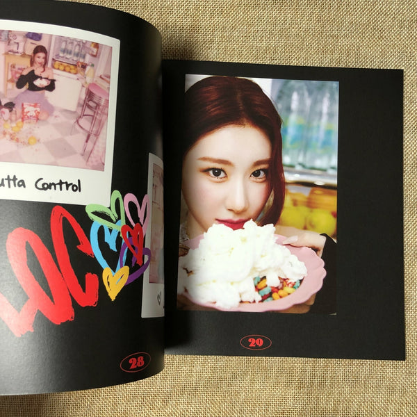 ITZY CHAERYEONG [CRAZY IN LOVE] Official Photobook + Poster +Sticker Set / Gift