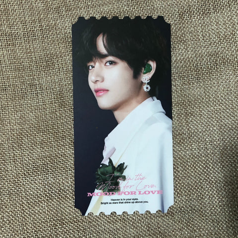 BTS V Taehyug [ Mood For Love Exhibition ] Official Photo Ticket / New,Rare/ GFT