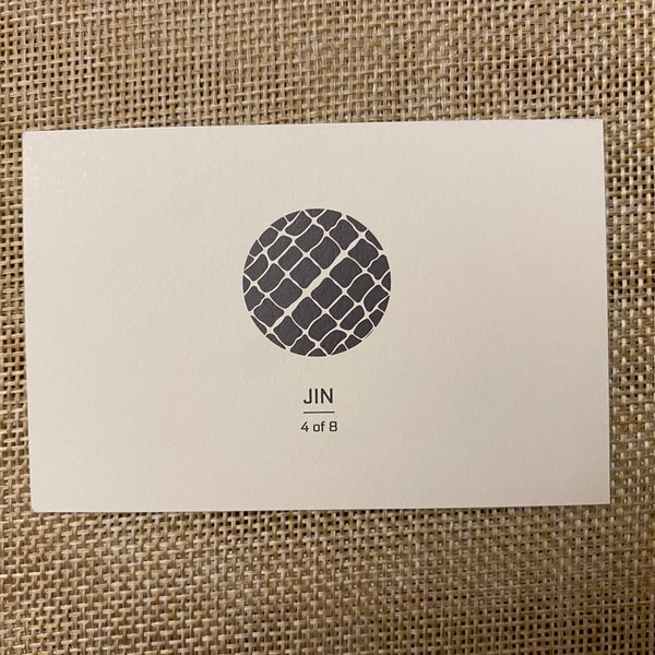 BTS JIN 4/8 [The Wings Tour 2017 Live Trilogy] Official Mini Photocard / Gift