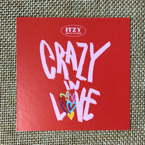 ITZY LIA #2 [ CRAZY IN LOVE ] Official Preorder Special Photocard / New / Gift