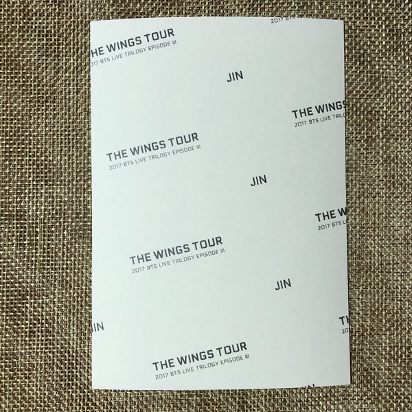 BTS JIN [ The Wings Tour Trilogy ] Official Photo Frame Set / New / Gift