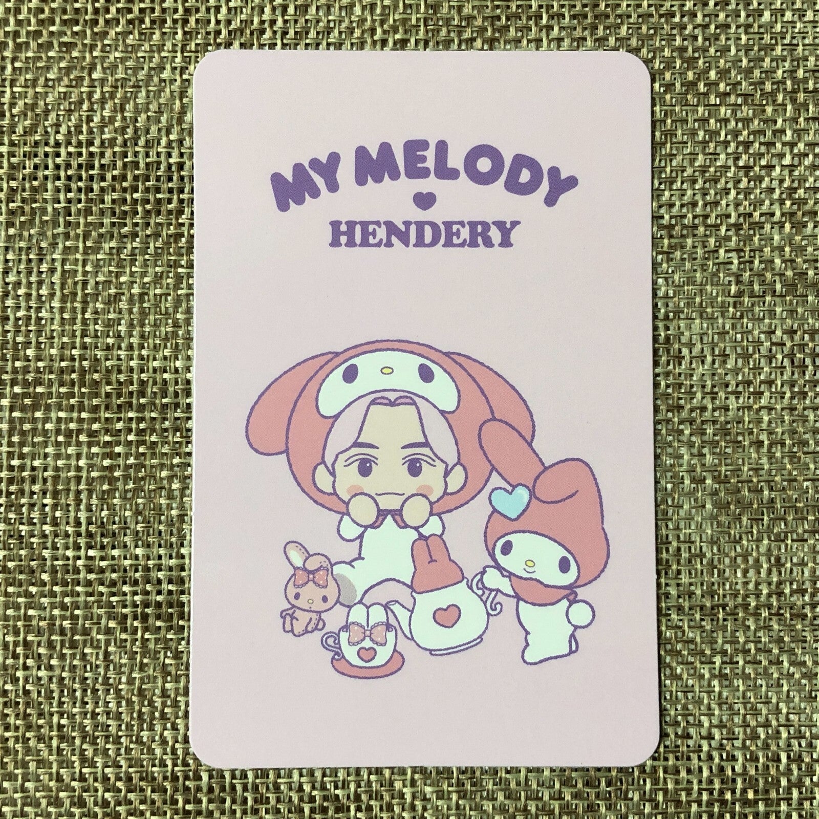 NCT HENDERY #1 [ NCT X SANRIO B Ver. ] Official Character Photocard / New / Gift