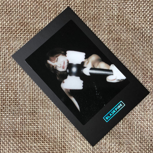 BLACKPINK LISA [Blink Lightstick Black Ver] Official Limited Photocard / Gift