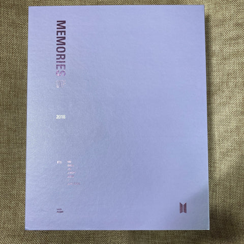 BTS [ Memories of 2018 ] Official DVD Set, Korean, No PC / Mint, Rare / Gift