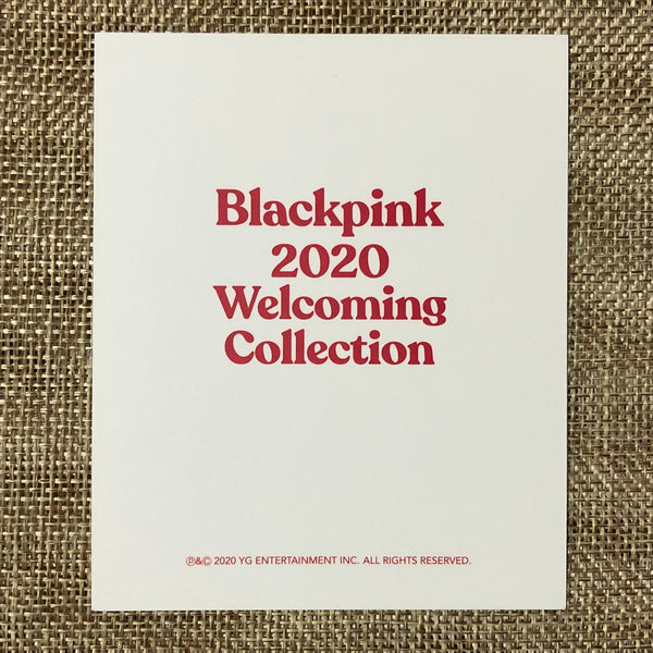BLACKPINK LISA [2020 Welcoming Collection] Official Polaroid Photocard / Gift