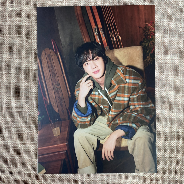 BTS JIN Set [ 2021 Holiday Collection Little Wishes Photobook ] New, Rare / Gift