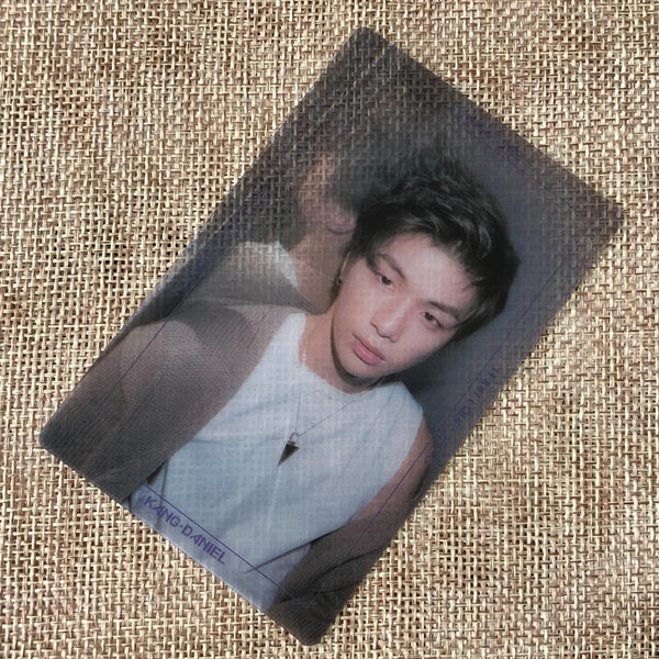 WANNA ONE KANG DANIEL [Nothing Without You] Official Transparent Photocard /+G
