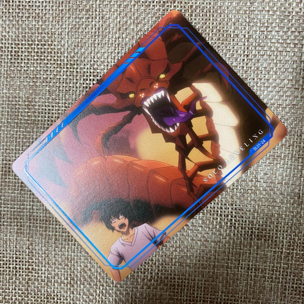 Solo Leveling SL01-24 / Double Rare (1pc)  Sung Jin-woo Webtoon Trading Card /
