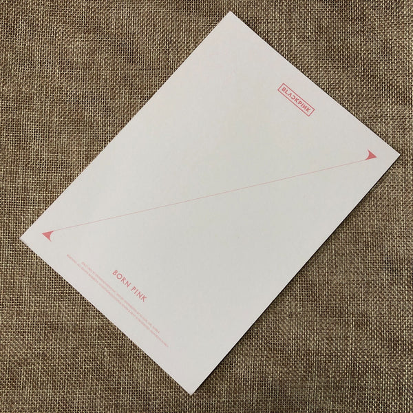 BLACKPINK JENNIE [Born Pink] Official Large Postcard, Box Set Ver. / New / Gift