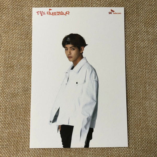 BTS V [ SKT ] Official Postcard Photocard Limited / New, Rare / Gift