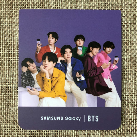 BTS GROUP [ Samsung Galaxy Z Flip 4 ] Official Photocard, Limited / New / Gift