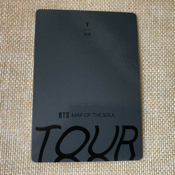 BTS V 2/8 [ Map Of The Soul Tour ] Official Mini Photocard / New, Rare / Gift