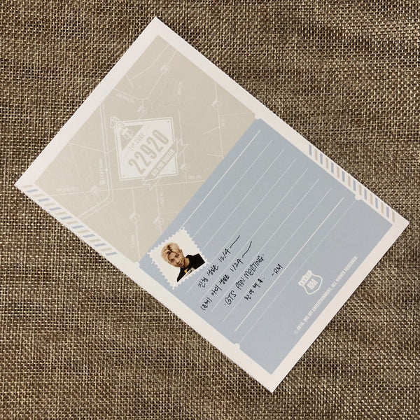 BTS RM RAP MONSTER [ ARMY 2nd Muster ZIP CODE 22920 Official Postcard ] Rare /+G