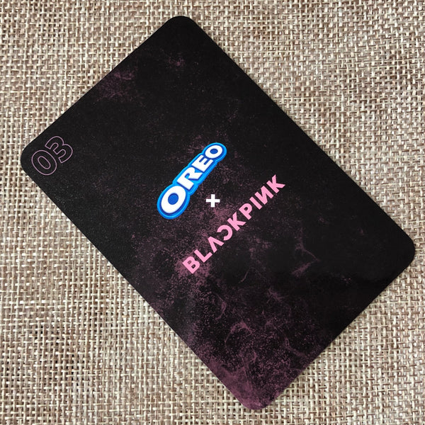 BLACKPINK LISA [ OREO X BLACKPINK ] Official Limited Photocard / New / Gift