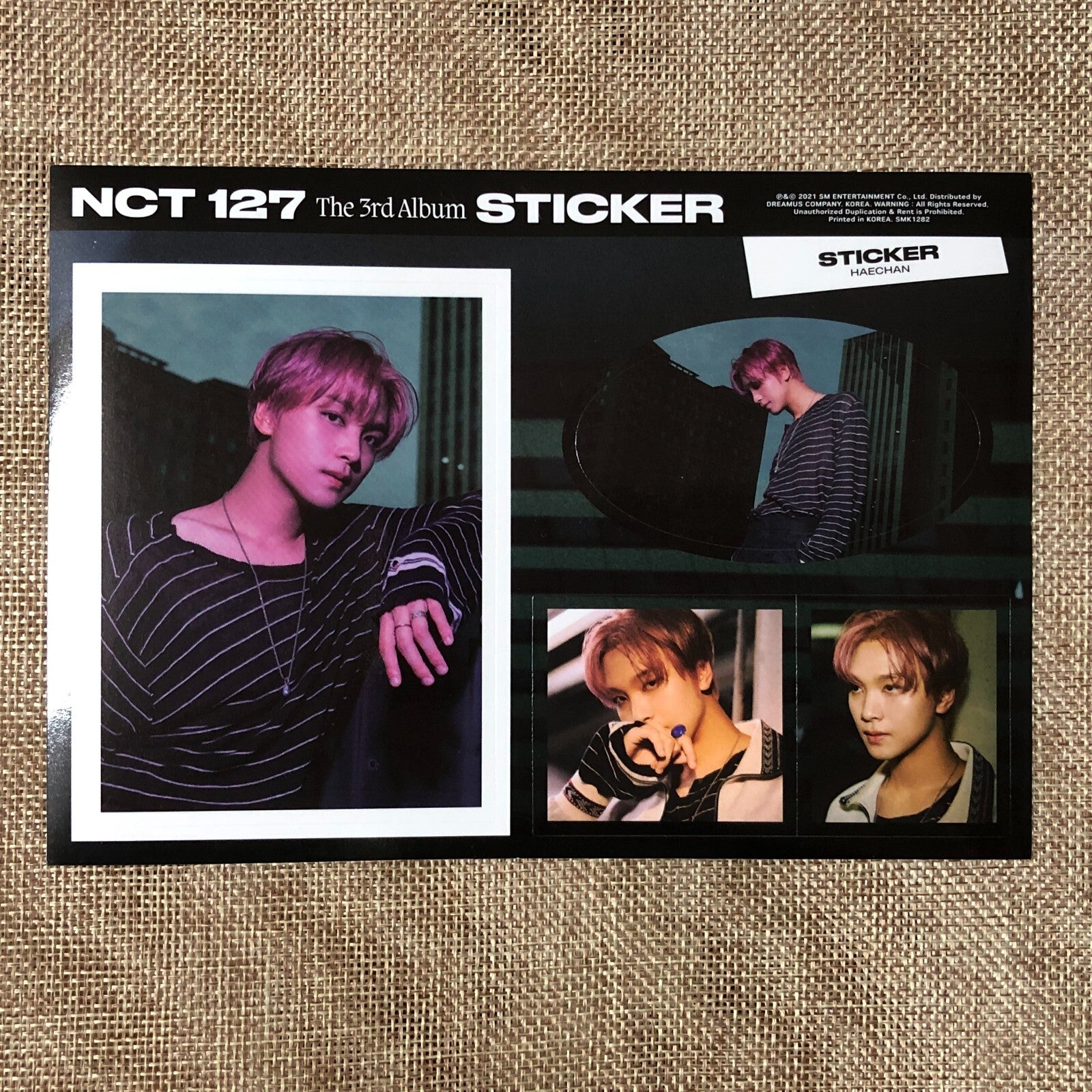 NCT 127 HAECHAN [ STICKER ] Official Sticker, SEOUL CITY Ver. / New / Gift