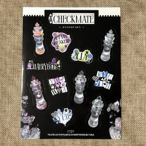 ITZY GROUP [ CHECKMATE ] Official Sticker / New / Gift