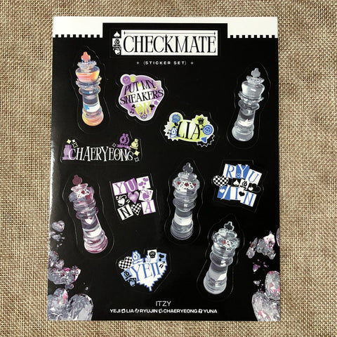ITZY GROUP [ CHECKMATE ] Official Sticker / New / Gift