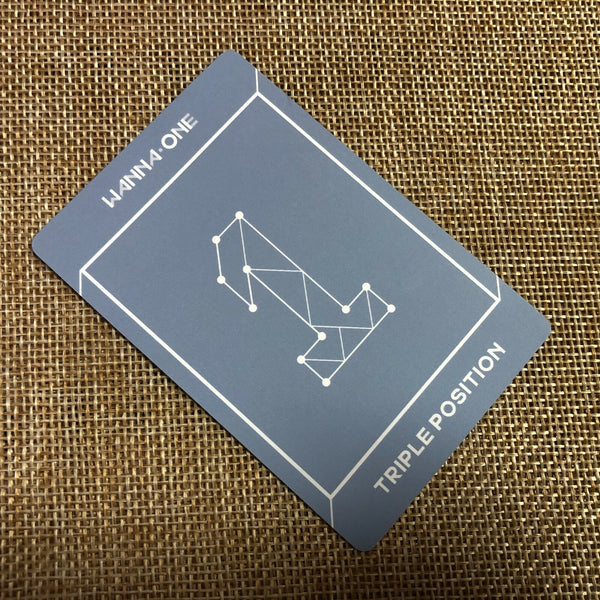 WANNA ONE TRIPLE POSITION [ Undivided ] Official Photocard / New / Gift