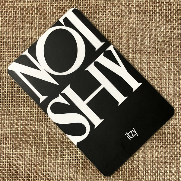 ITZY RYUJIN YUNA [ NOT SHY ] Official Photocard, 3rd Mini Album / New / Gift
