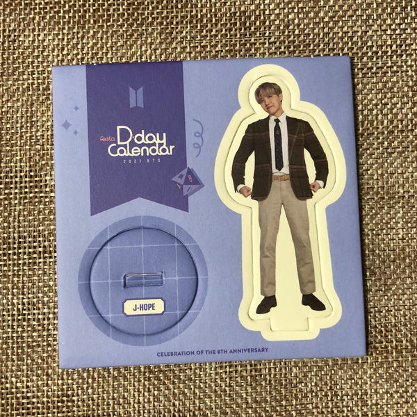 BTS GROUP [FESTA D-Day Calendar 8th Anniversary] Official Stand Set / New / Gift