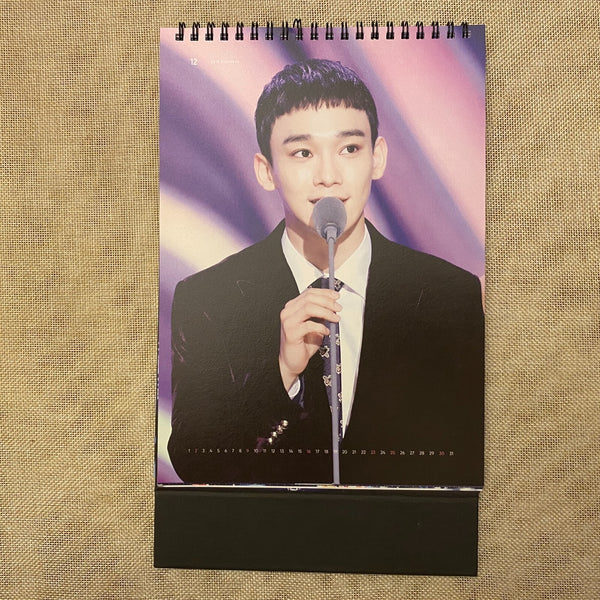 EXO CHEN [ 2018 Exhibition LOVE & LIKE Photo Calendar ] New, Rare / +Gift