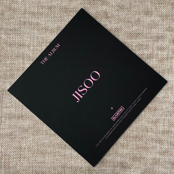 BLACKPINK JISOO [ THE ALBUM ] Official Postcard, Ver. 1 / New / Gift