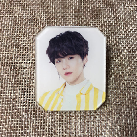 BTS SUGA [ Love Yourself Concert ] Official Acrylic Badge / New / Gift