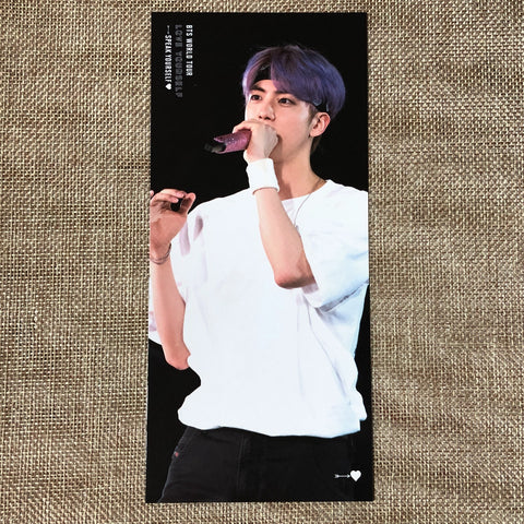 BTS JIN [ Speak Yourself World Tour London DVD ] Official Bookmark / New / Gift