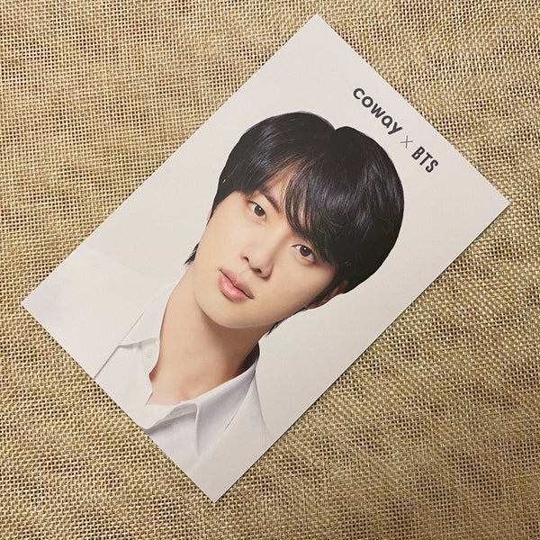 BTS JIN #2 [BTS x COWAY] Official Postcard Photocard Limited / New, Rare / Gift