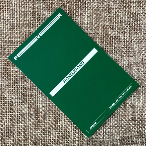 ATEEZ HONGJOONG [Zero : Fever Epilogue] Official Photocard, Diary Limited / Gift