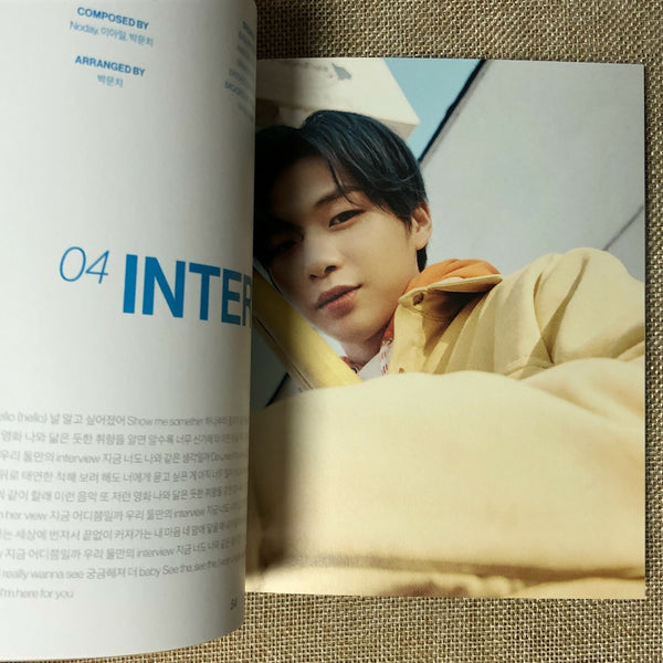 KANG DANIEL [ CYAN ] 1st Mini Album A Ver. / CD + Photobook, NO PC / New