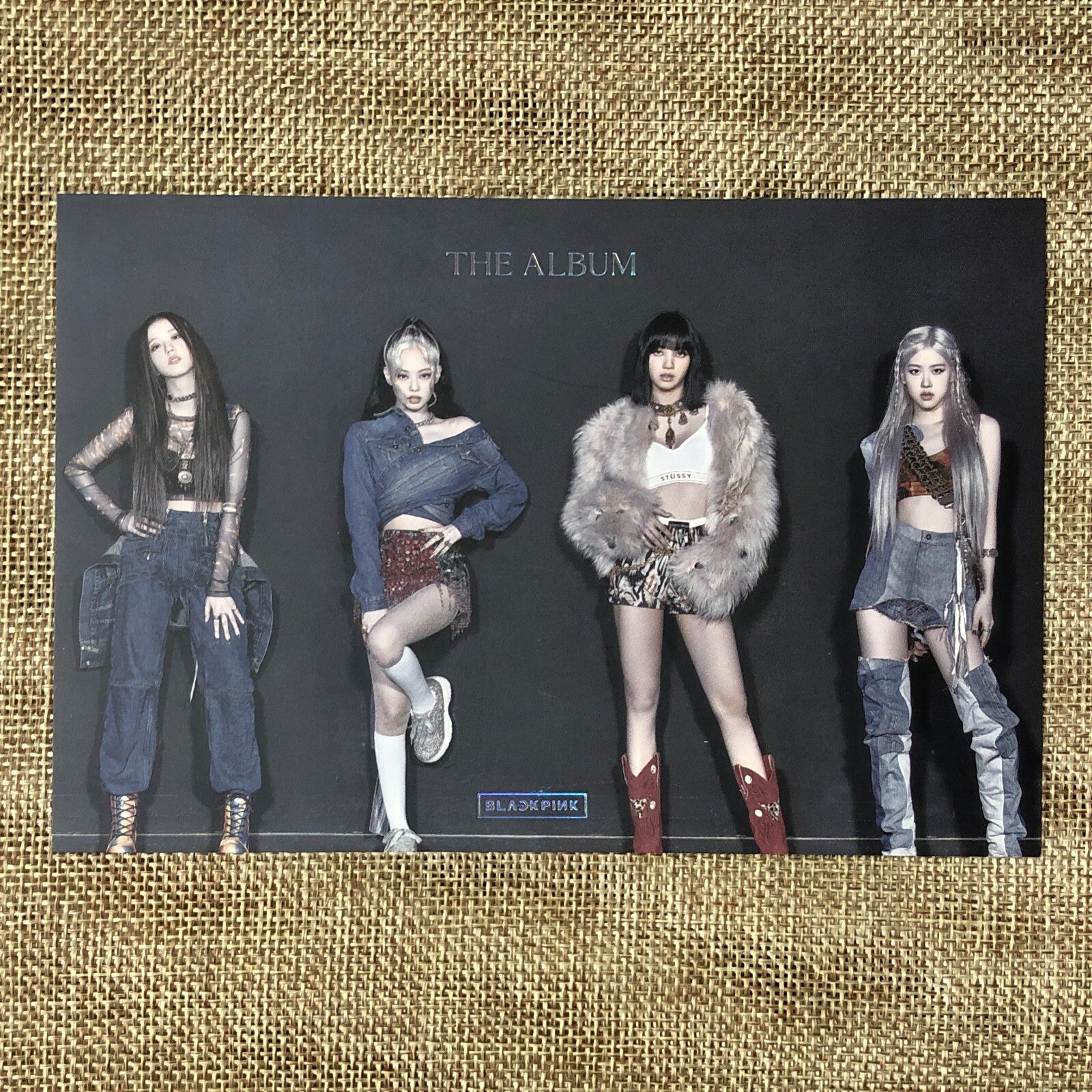 BLACKPINK GROUP #1 [ THE ALBUM JAPAN ] Official Postcard / New, Rare / Gift