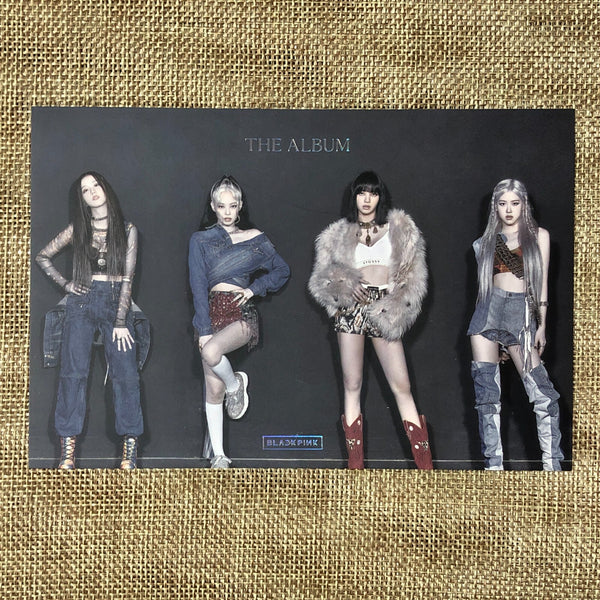BLACKPINK GROUP #1 [ THE ALBUM JAPAN ] Official Postcard / New, Rare / Gift