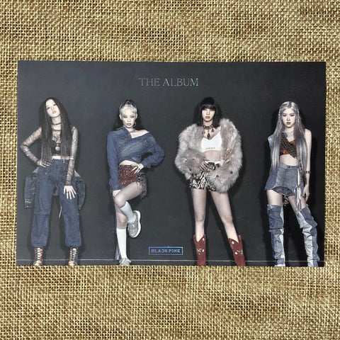 BLACKPINK GROUP #1 [ THE ALBUM JAPAN ] Official Postcard / New, Rare / Gift