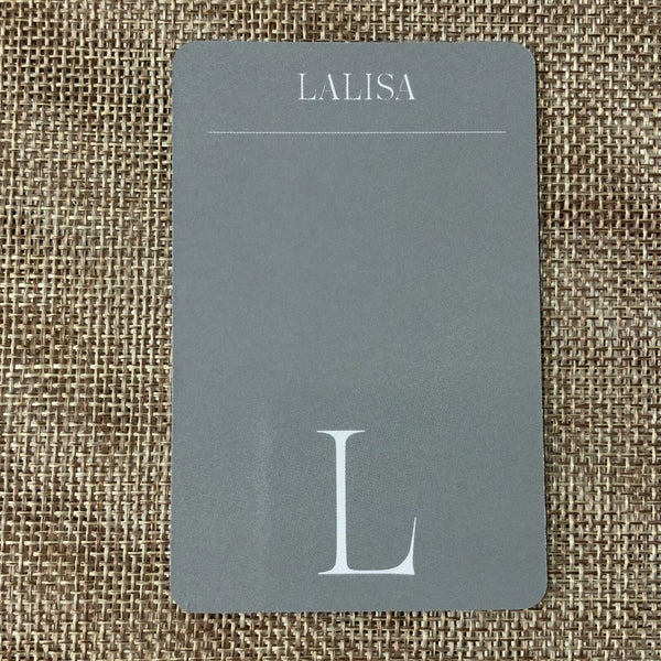 BLACKPINK LISA #3 [LALISA] Official Photocard, 1st Single Gold Ver / New / Gift