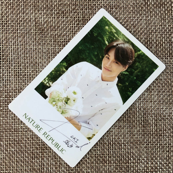 EXO KAI #1 [ Nature Republic ] Official Limited Photocard / New, Rare / Gift